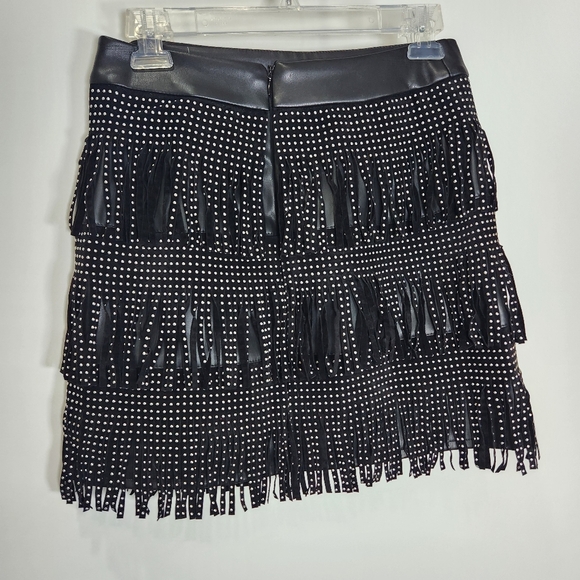 Sincerely Jules Black Embellished Mini Skirt, Great For Concerts, or Night Out. - Picture 2 of 7
